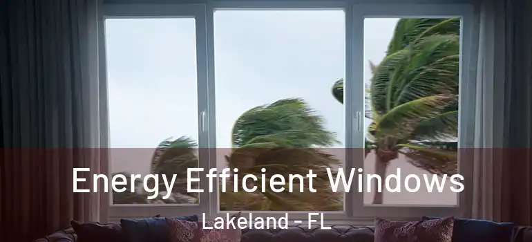 Energy Efficient Windows Lakeland - FL