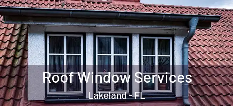 Roof Window Services Lakeland - FL