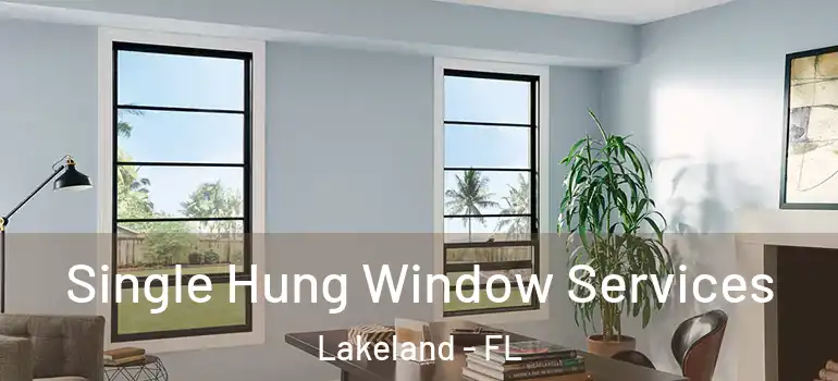 Single Hung Window Services Lakeland - FL