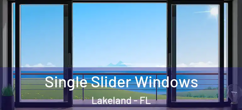 Single Slider Windows Lakeland - FL