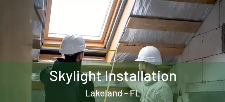 Skylight Installation Lakeland - FL