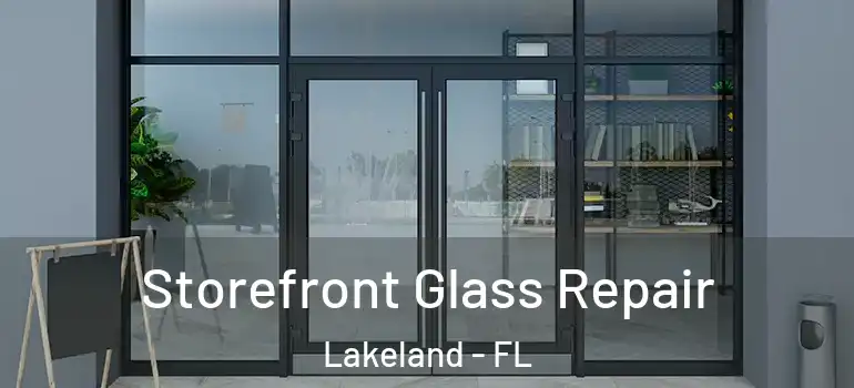 Storefront Glass Repair Lakeland - FL
